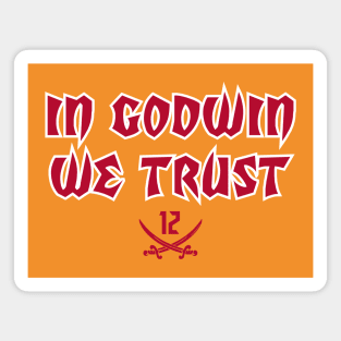 In Godwin We Trust - Orange Magnet